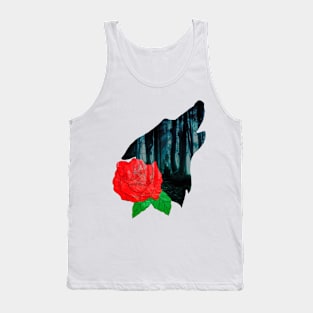 The Wolf howls tonight. Tank Top